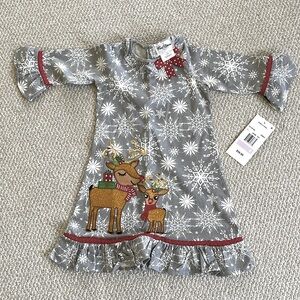 Brand New Rare Editions Christmas dress, size 6,  95% cotton, 5% spandex.